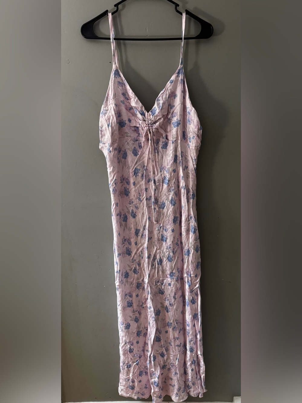 wild fable Lavender Floral Slip with Blue Print